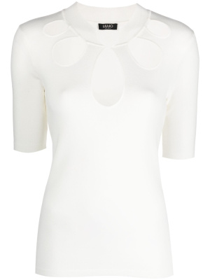 

Cut-out short-sleeve blouse, LIU JO Cut-out short-sleeve blouse