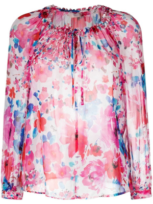 

Floral-print sheer blouse, LIU JO Floral-print sheer blouse