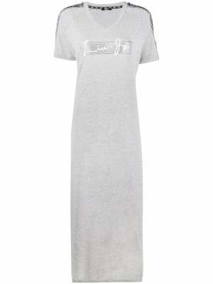 

Logo-print T-shirt dress, LIU JO Logo-print T-shirt dress