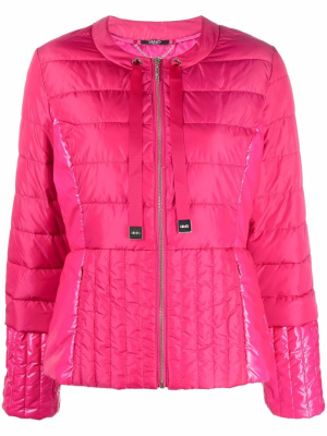 

Quilted zip-up jacket, LIU JO Quilted zip-up jacket