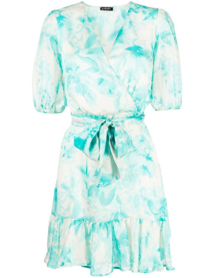 

Botanical-print tied minidress, LIU JO Botanical-print tied minidress