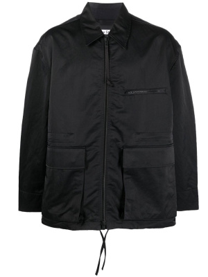 

Logo-patch oversize jacket, Acne Studios Logo-patch oversize jacket
