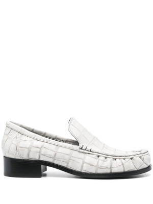 

Block-heel leather loafers, Acne Studios Block-heel leather loafers