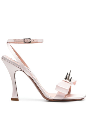

Studded bow-embellished sandals, Acne Studios Studded bow-embellished sandals