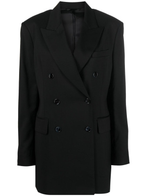

Double-breasted cotton-blend blazer, Acne Studios Double-breasted cotton-blend blazer