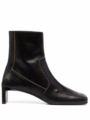 

Square-toe leather boots, Acne Studios Square-toe leather boots