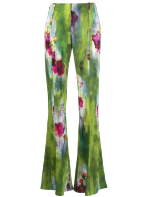 

Flared tie-dye print trousers, Acne Studios Flared tie-dye print trousers