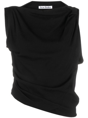 

Asymmetric gathered sleeveless top, Acne Studios Asymmetric gathered sleeveless top