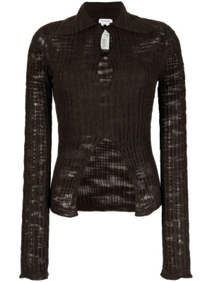 

Cut-out knitted top, Acne Studios Cut-out knitted top