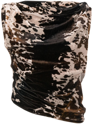 

Abstract-pattern print top, Acne Studios Abstract-pattern print top