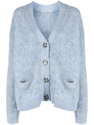 

V-neck felted wool cardigan, Acne Studios V-neck felted wool cardigan