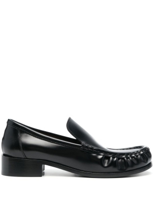 

Block-heel leather loafers, Acne Studios Block-heel leather loafers
