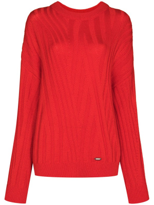 

Zen ribbed-knit jumper, 032c Zen ribbed-knit jumper