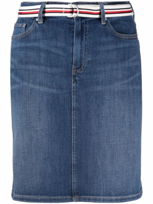 

Rome high-rise straight denim skirt, Tommy Jeans Rome high-rise straight denim skirt