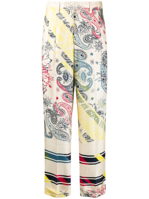 

Paisley print straight leg trousers, Golden Goose Paisley print straight leg trousers