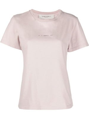 

Rear logo-print detail T-shirt, Golden Goose Rear logo-print detail T-shirt