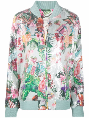 

Floral-print bomber jacket, Golden Goose Floral-print bomber jacket