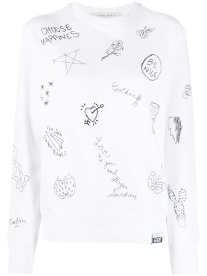 

Doodle print sweatshirt, Golden Goose Doodle print sweatshirt