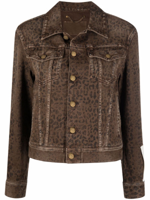

Leopard print denim jacket, Golden Goose Leopard print denim jacket