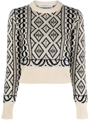 

Cropped round-neck jumper, Golden Goose Cropped round-neck jumper