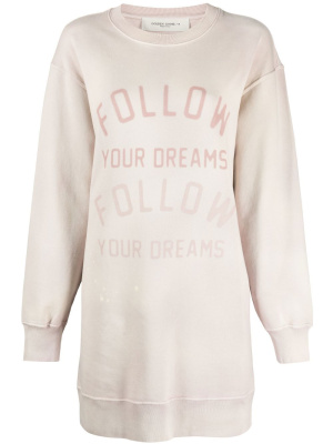 

Graphic-print sweatshirt dress, Golden Goose Graphic-print sweatshirt dress