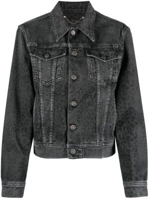 

Leopard-print denim jacket, Golden Goose Leopard-print denim jacket