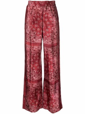 

Bandana-print straight trousers, Golden Goose Bandana-print straight trousers