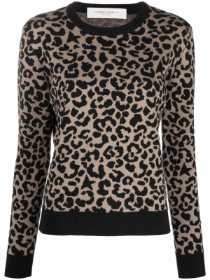 

Leopard-print wool sweater, Golden Goose Leopard-print wool sweater