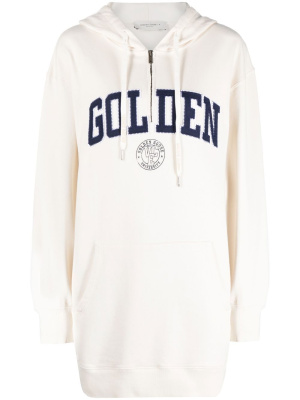 

Logo appliqué hoodie dress, Golden Goose Logo appliqué hoodie dress