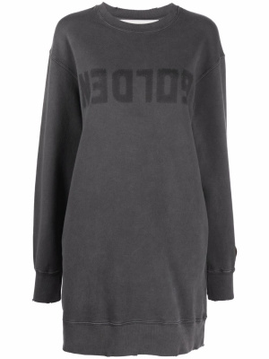 

Logo crew-neck jumper dress, Golden Goose Logo crew-neck jumper dress