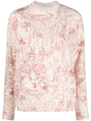 

Floral-jacquard wool-blend jumper, Golden Goose Floral-jacquard wool-blend jumper