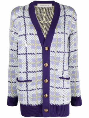 

Journey Collection checked cardigan, Golden Goose Journey Collection checked cardigan