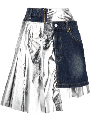 

Two-tone layered high-waisted skirt, Junya Watanabe Two-tone layered high-waisted skirt