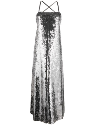 

Metallic-effect sequinned maxi dress, Junya Watanabe Metallic-effect sequinned maxi dress