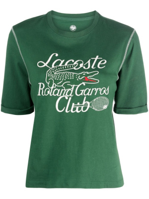

Embroidered-design cotton T-shirt, Lacoste Embroidered-design cotton T-shirt