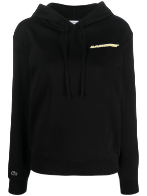 

Logo-print long-sleeve hoodie, Lacoste Logo-print long-sleeve hoodie