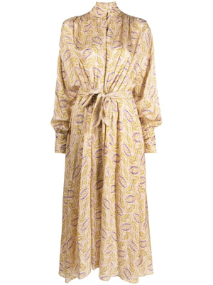 

Graphic-print midi dress, Forte Forte Graphic-print midi dress
