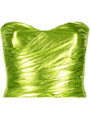 

Taffeta strapless crop top, Forte Forte Taffeta strapless crop top
