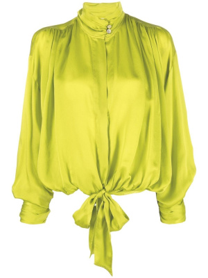 

High-neck silk blouse, Forte Forte High-neck silk blouse