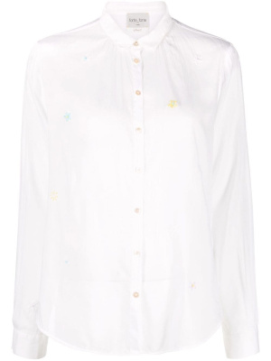 

Floral-embroidered buttoned shirt, Forte Forte Floral-embroidered buttoned shirt