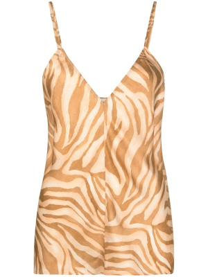 

Zebra-print tank top, Forte Forte Zebra-print tank top