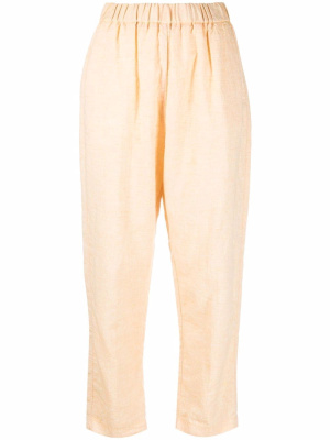 

Tapered cotton-linen trousers, Forte Forte Tapered cotton-linen trousers
