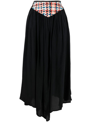 

Panelled asymmetric maxi skirt, Forte Forte Panelled asymmetric maxi skirt