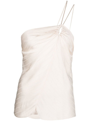 

One-shoulder spaghetti-straps top, Forte Forte One-shoulder spaghetti-straps top
