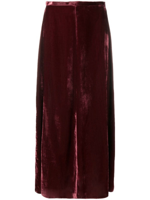 

A-line velvet midi skirt, Forte Forte A-line velvet midi skirt