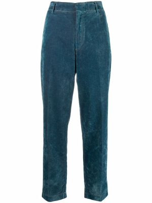 

Slim-cut velour trousers, Forte Forte Slim-cut velour trousers