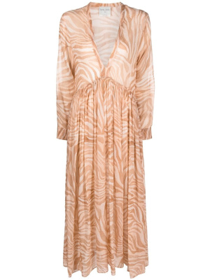 

Zebra print chiffon dress, Forte Forte Zebra print chiffon dress