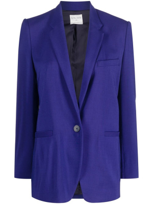 

Fitted single-breasted button blazer, Forte Forte Fitted single-breasted button blazer