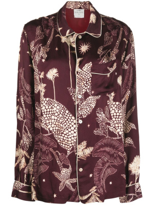 

Printed long-sleeve shirt, Forte Forte Printed long-sleeve shirt