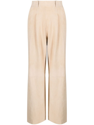 

High-waisted suede trousers, Forte Forte High-waisted suede trousers